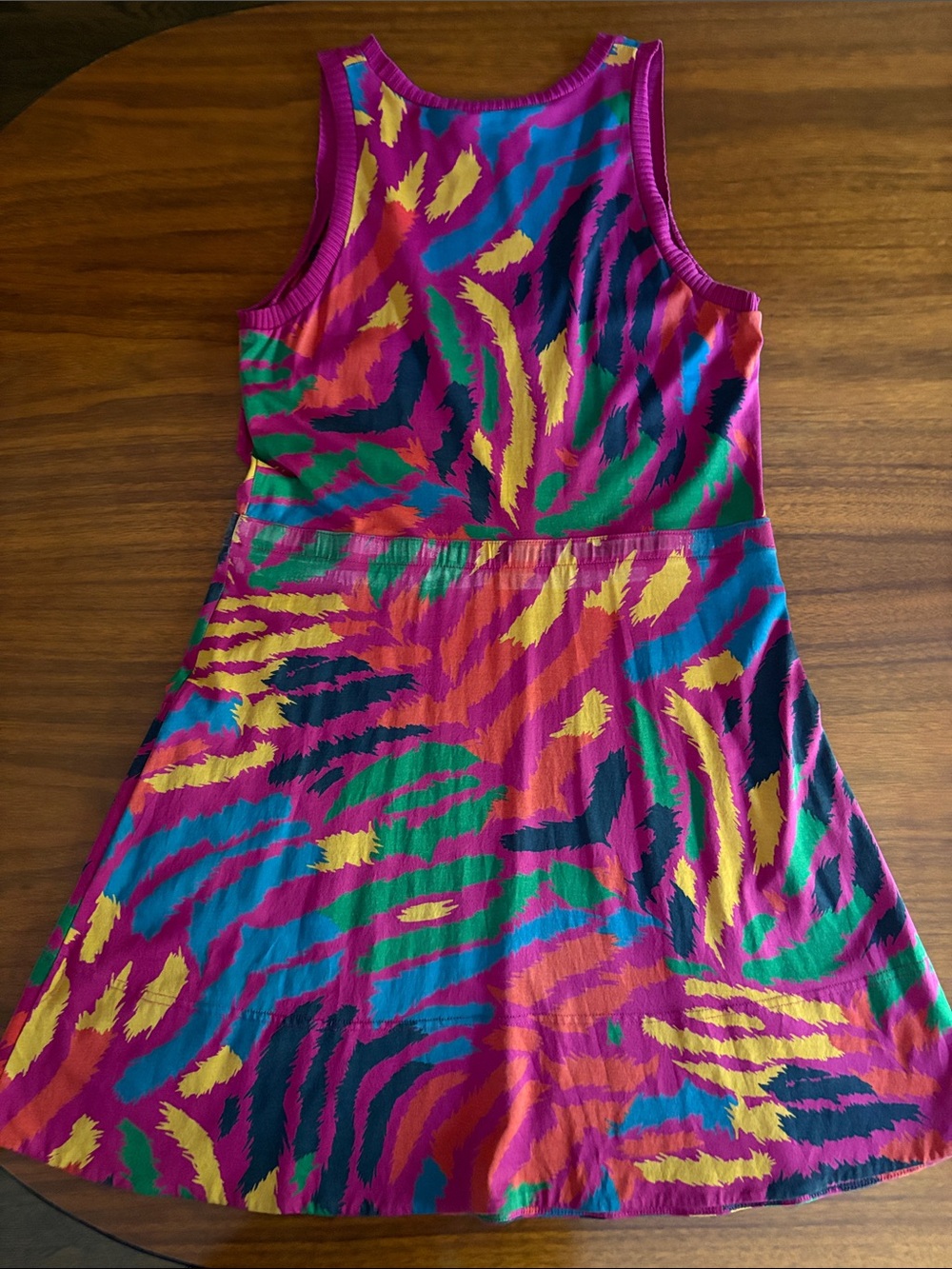 Marc By Marc Jacobs Vibrant Pink Multi-Color Tank Dress - Picture 3 of 4